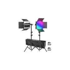Neewer 2×660 PRO II RGB LED lámpa, 2×200CM stúdió lámpa