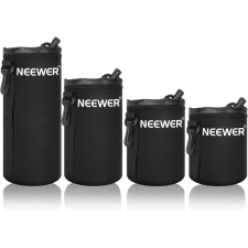 Neewer 4db Objektívtartó Tok Készlet (S, M, L, XL méret) fényképező tartozék