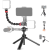 Neewer Alumínium-Mini Asztali Állvány Kit -LED-Lámpa & Mikrofon-tartó Karral (20cm)