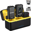 Neewer CM28 Vezeték-nélküli Mikrofon Rendszer -3.5mm Jack & USB-C 48Khz 16Bit 4Gb Mic