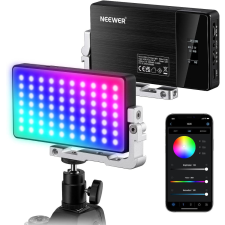 Neewer LS90 RGB LED Színes Videó Lámpa - 1700 LUX 2500-10.000K HSI RGB 4300mAh Fotó Fény stúdió lámpa