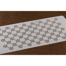 Nefelejcs mintás széles torta stencil sütés és főzés