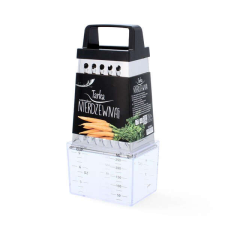  Négy oldalú rozsdamentes acél konyhai reszelő tartállyal - 250 ml konyhai eszköz