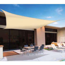  Négyszög napvitorla bézs (5m) kerti bútor