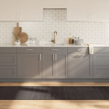 négyszögletű sötétbarna bambusz szőnyeg 70 x 1000 cm lakástextília