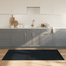 négyszögletű szürke bambusz szőnyeg 100 x 200 cm lakástextília