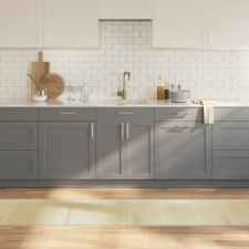  négyszögletű világos természetes bambusz szőnyeg 60 x 500 cm lakástextília