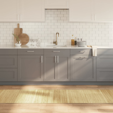  négyszögletű világos természetes bambusz szőnyeg 70 x 400 cm lakástextília