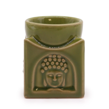 Négyzetes Buddha Aromalámpa - Világos Jade illóolaj párologtató