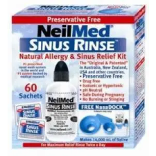 NeilMed Sinus Rinse orr irrigátor szett 60db gyógyhatású készítmény