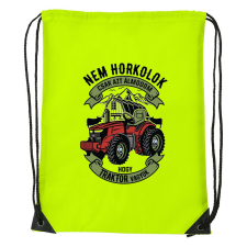 Nem horkolok - Sport táska sárga tornazsák