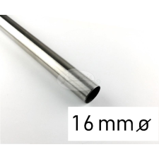 Nemesfém színű fém karnisrúd 16 mm átmérőjű - 240 cm karnis, függönyrúd