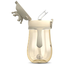 Neno szívószállal, 280 ml, krémszínű babaétkészlet