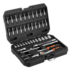 Neo 10-004 Dugókulcskészlet 46db, 1/4", CrV dugókulcs