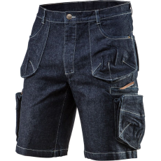 Neo 81-279-XS Rövidnadrág, Farmer, Denim, Cipzáros Oldalzsebekkel, 98% Pamut, 410g/m2, XS (81-279-XS)