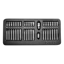 Neo Csavarhúzóhegyek 30-75 mm 40 db-os Készlet Betétes (84-236) szerszám kiegészítő