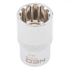 Neo dugókulcs 15mm, 1/2", spline dugókulcs