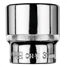 Neo dugókulcs 31mm, 1/2&quot;, hatlapú dugókulcs