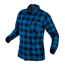 Neo flanel ing, tengerészkék-fekete, 100% pamut, XXL munkaruha