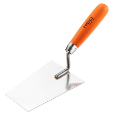 Neo Kőműves kanál szögletes, berni, 140mm, fa markolat kőműves és burkoló szerszám