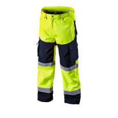 Neo Láthatósági Softshell Munkásnadrág, citromsárga, XXXL