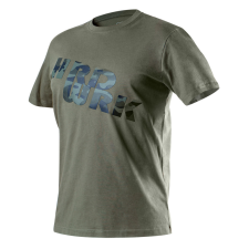 Neo Munkavédelmi póló, CAMO, feliratos, olíva, 100% pamut, 180g/m2, XXL munkaruha