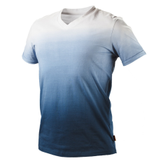 Neo Munkavédelmi póló, kék árnyékmintás, DENIM, 100% pamut, 180g/m2, M