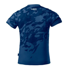 Neo póló, tengerészkék terepmintás, camo, navy 100% pamut