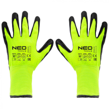 Neo Szigetelt munkakesztyű, latexbevonatú nejlon, 4142X, 10-es méret védőkesztyű