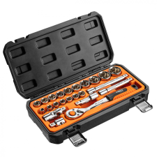 Neo Tools 08-694 Dugókulcskészlet 23Db, 1/2˝, 90 Fogas Racsni! dugókulcs