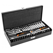 Neo Tools 10-008 Dugókulcskészlet 1/4" 63Db, Crv dugókulcs