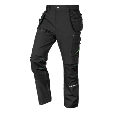 Neo Tools 81-296-3-S Munkásnadrág, mix&match, 4 irányú sztreccs, 230g/m2, külső csavarzsebekkel, cordura megerősítésekkel, fekete, s