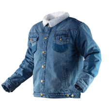 Neo Tools 81-557-M Farmer Munkavédelmi kabát, DENIM, béléssel, M munkaruha