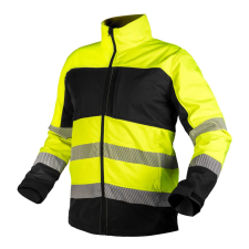 Neo Tools 81-702-XXXL Láthatósági munkavédelmi kabát, softshell, NEOnsárga-fekete, xxxl láthatósági ruházat