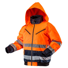 Neo Tools 81-711-XL Láthatósági Munkavédelmi kabát, extrán szigetelt, narancssárga, XL