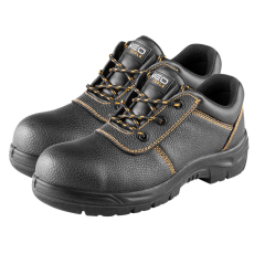 Neo Tools 82-160-44 Munkacipő, Bőr, S1 Src, Acél Orrmerevítés, 44
