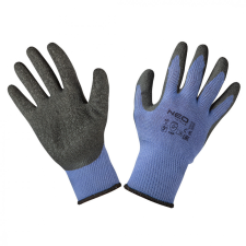 Neo Tools 97-640-9 Munkakesztyű, Latexbevonatú Pamut Polyesterrel,2143X, Méret: 9 védőkesztyű