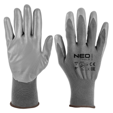 Neo Tools 97-646-9 Munkakesztyű, PU-bevonatú poliészter, 4131X, 9-es méret