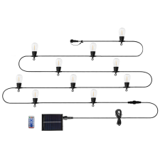 Neo Tools 99-116 Kerti fényfűzér, napelemes, 6,5m, 10db led, távirányító kültéri világítás