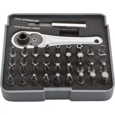 Neo Tools bit készlet tartóban racsnis 38r.tool barkácsgép tartozék