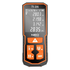 Neo Tools Lézeres távolságmérő, hatótáv: 100 m, IP54, fröccsenő víz védelem (75-206) mérőszerszám