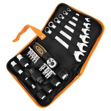 Neo Tools Motorkerékpárszerelő készlet - 25db - puha tok (10-500) autójavító eszköz