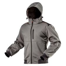 Neo Tools Munkadzseki, Softshell, levehető kapucnival, L (81-551-L) munkaruha