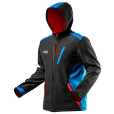 Neo Tools Munkadzseki, Softshell, Víz- és szélálló, HD+, vízállóság:5000mm, Lélegző:3000g/m2/24h, XL (81-558-XL)