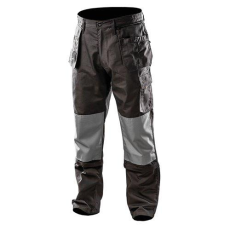 Neo Tools Munkanadrág, HD, L/52 65% poliészter, 35% pamut, 267g/m2, térdprotektor zseb, térd alatt lezippzározható, L (81-230-L)