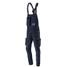 Neo Tools Munkanadrág, kantáros, tengerészkék, Navy, 60% pamut + 40% poliészter, XXL (81-244-XXL)