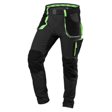Neo Tools Munkanadrág, PREMIUM, 4 irányban önbeálló anyag, fekete-zöld, XXXL (81-290-XXXL)
