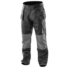 Neo Tools Munkásnadrág, HD, S/48 65% poliészter, 35% pamut, 267g/m2, térdprotektor zseb, térd alatt lezippzározható, S