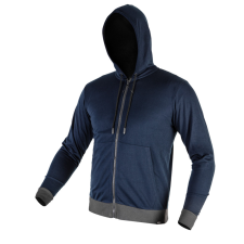 Neo Tools Munkavédelmi pulóver kapucnival COMFORT, sötétkék, 60% poliészter 40% műselyem, XXXL munkaruha