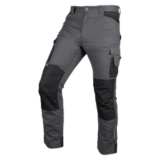 Neo Tools Neo munkásnadrág Mix&Match Canvas, 280g/m2, külső zsebek, Cordura részek, fényvisszav. betétek, szürke-fek., S